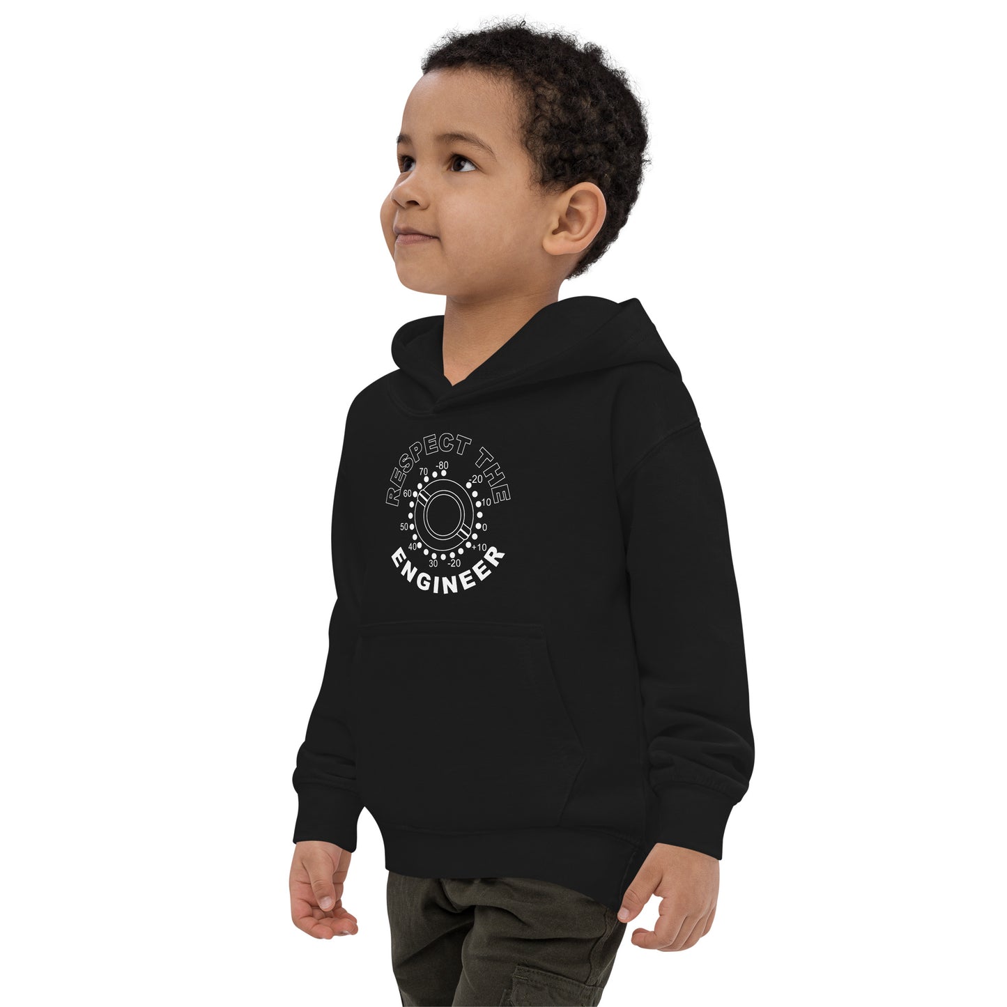 Respect The Engineer Kids Hoodie
